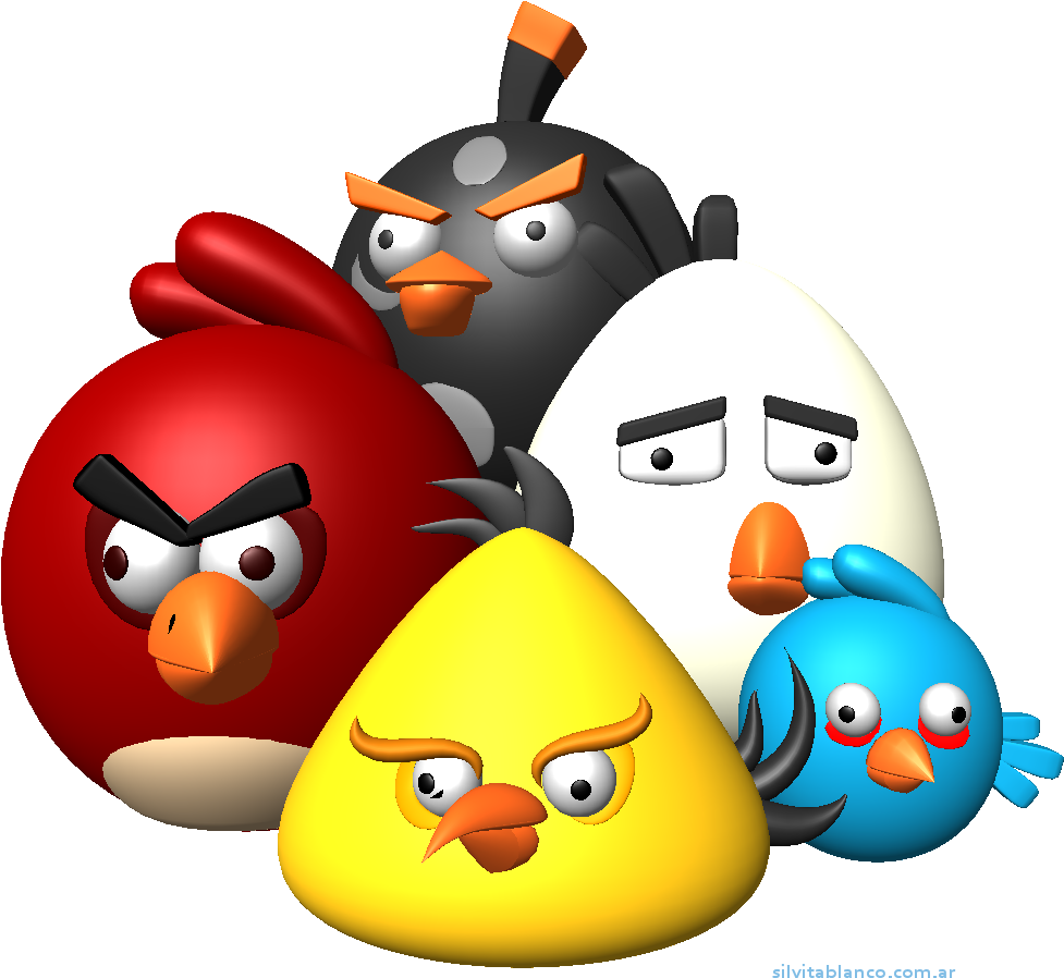 Angry Birds Vector Png 20 - Imagem Angry Birds Png (1003x926), Png Download