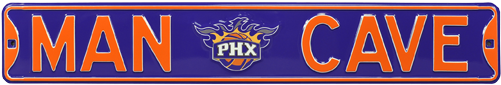 Phoenix Suns “man Cave” Authentic Street Sign - Man Cave Virginia Tech Steel Sign Wall Sign 36 X 6in (500x500), Png Download