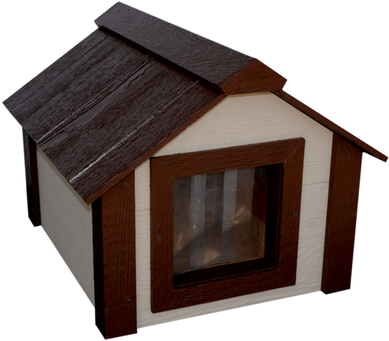 Climate Master Insulated Dog House - Insulated Small Dog Kennel (600x518), Png Download