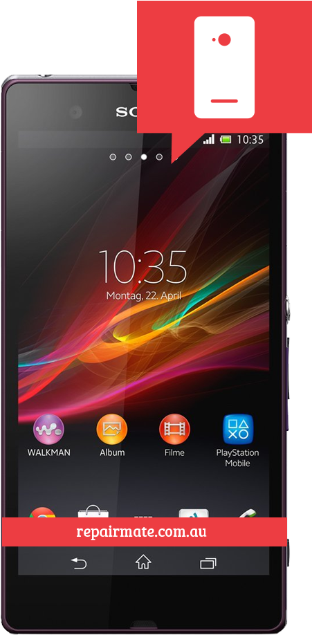 This Repair Applies To Sony Xperia Z Ultra Mobile Phone - Sony Xperia Z3 16gb Black (500x930), Png Download