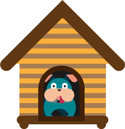 The Best Dog House For Winter Time Will Eliminate All - Doghouse (399x413), Png Download