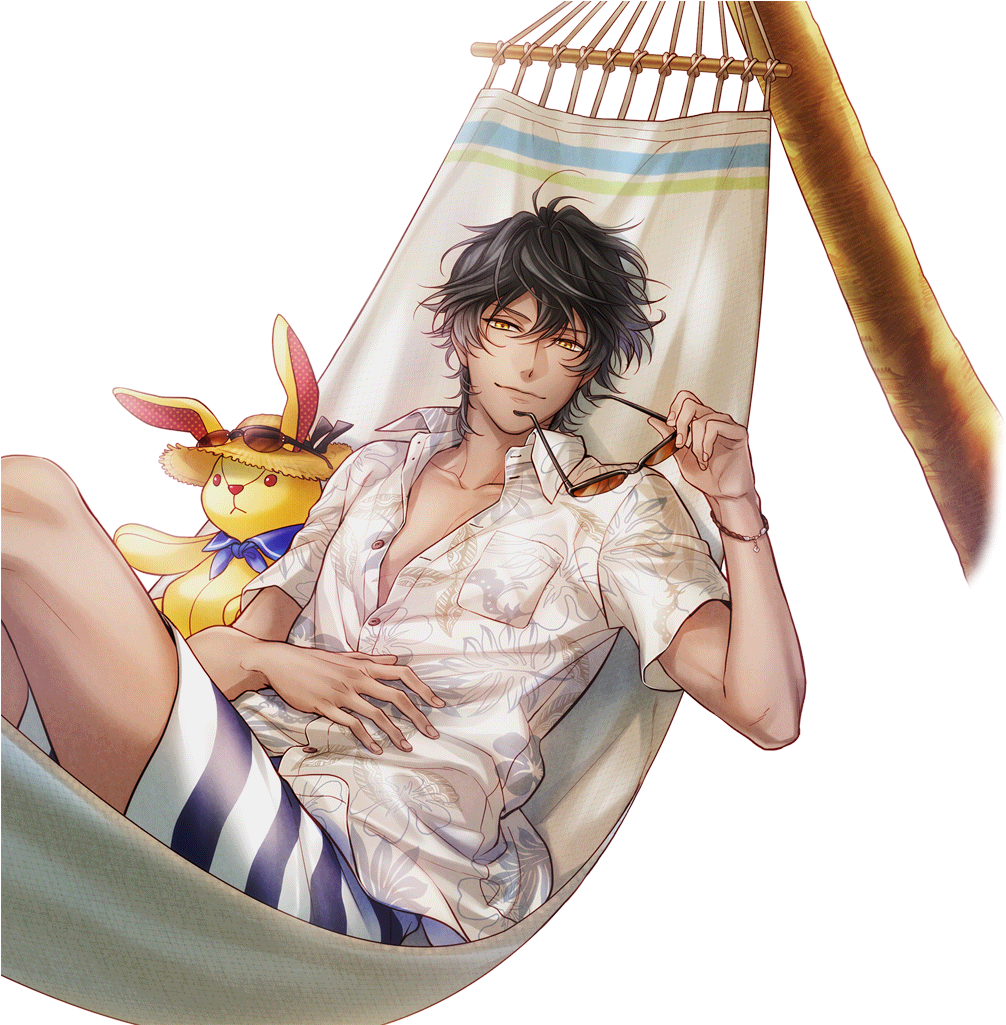 Akira Mitsurugi Le Transparent - Sitting (1024x1024), Png Download