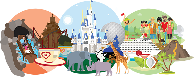 Your Authorized Disney Vacation Planner - Illustration (740x293), Png Download
