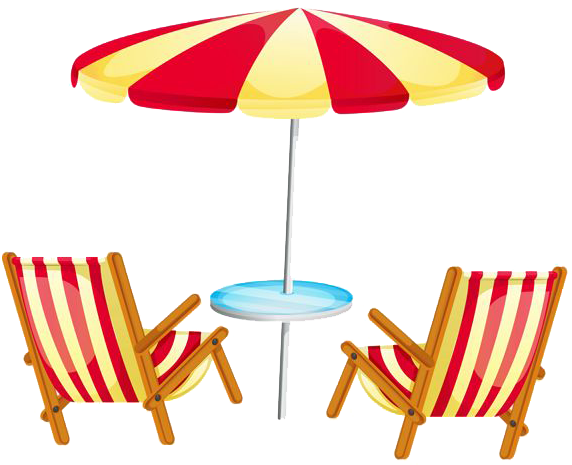 Vacation Beach Png Free Download - Summer Clip Art Transparent Background (600x483), Png Download