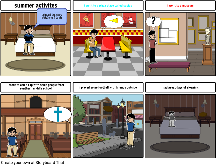 Summer Vacation - Cartoon (873x671), Png Download