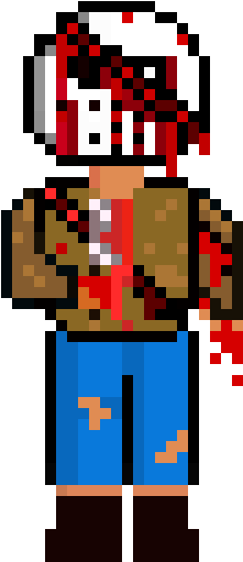 Killer With Hockey Mask Sprite - Goaltender Mask (780x580), Png Download