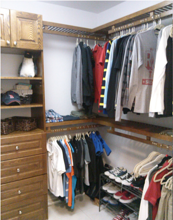 Affordable Wood Closets South Florida - Changing Room (650x450), Png Download