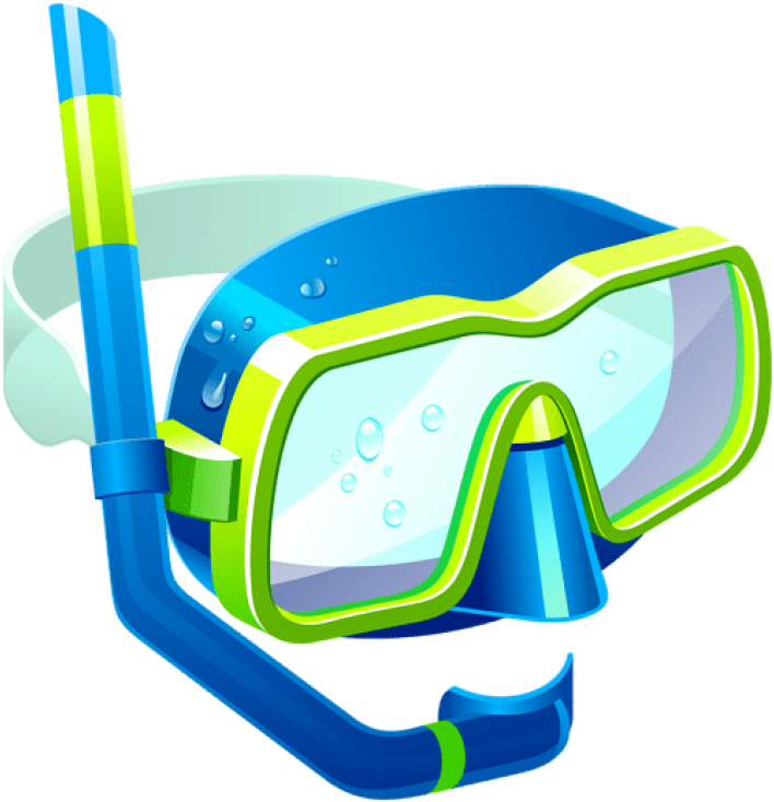 Pin By F On Summer Vacation Png - Snorkel Clipart (600x593), Png Download