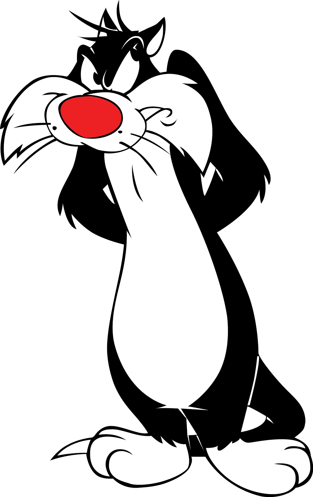 Looney Tunes Cartoons, Looney Tunes Characters, Classic - Sylvester The Cat Png (1009x1600), Png Download