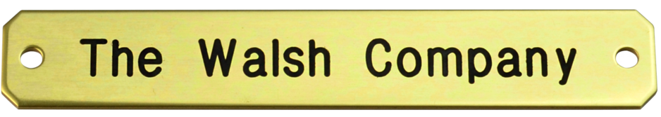 Large Engraved Nameplate - Signage (1023x731), Png Download