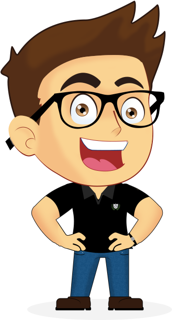 View Original - Cool Guy Cartoon Png (404x669), Png Download