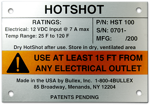 Industrial Nameplates - Label (500x500), Png Download