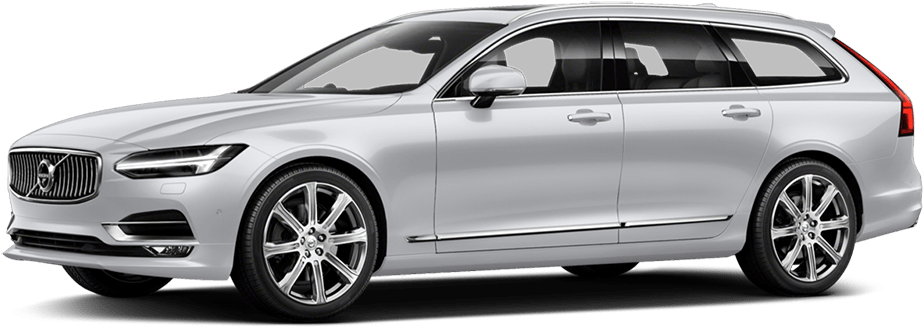 Ice White - Volvo V90 T8 Hybrid (1000x424), Png Download