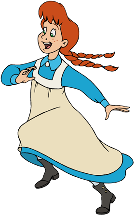 Anne Shirley - Anne Of Green Gables Animated Series Characters (300x463), Png Download