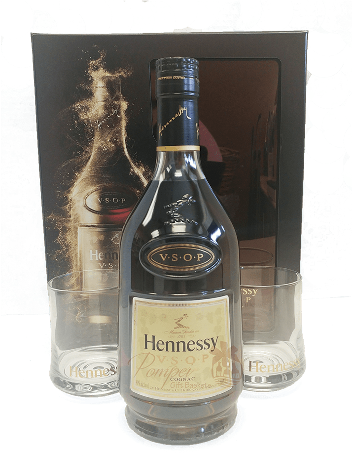Hennessy Vsop Privilege Gift Set, Hennessy Vsop Glass - Hennessy (747x996), Png Download