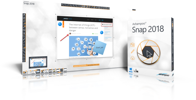 Communicate Your Thoughts And Ideas Easily - Ashampoo Snap 2018 (800x525), Png Download