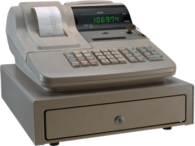 Simple Cash Register - Cash Register (400x300), Png Download
