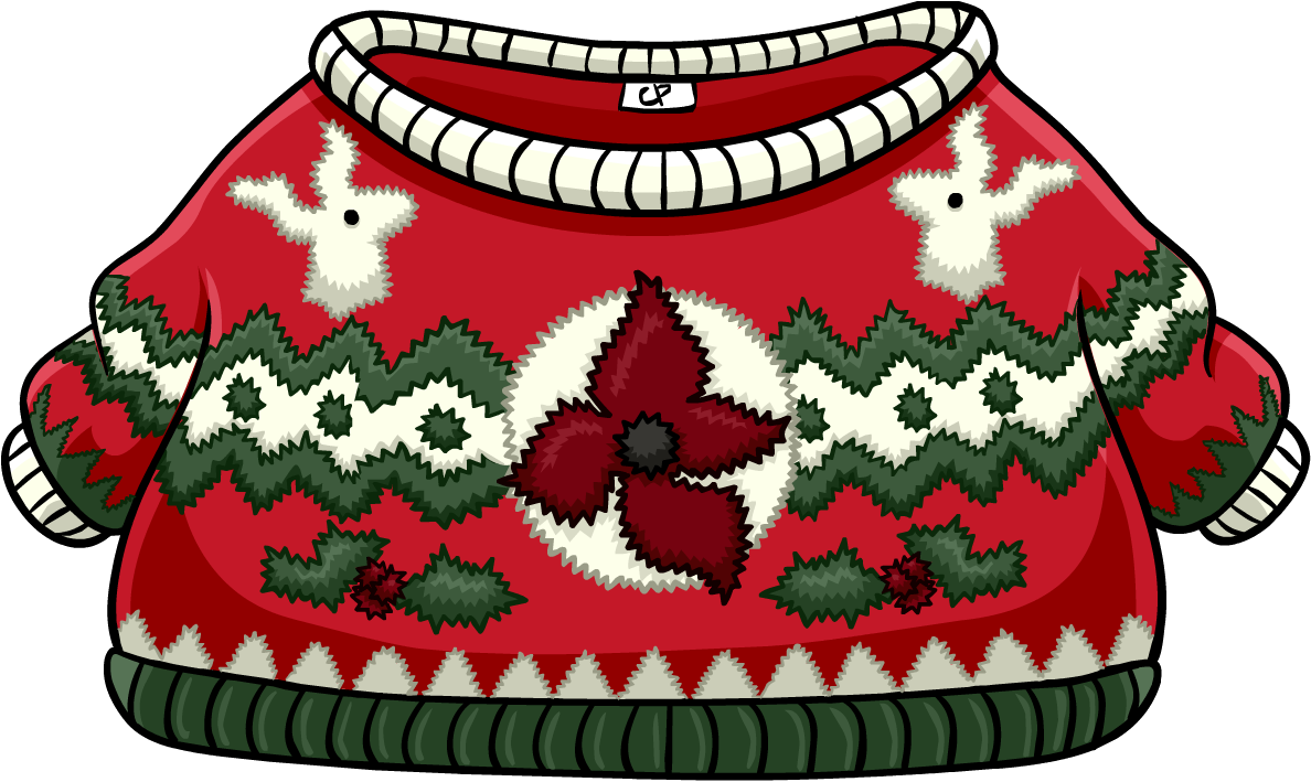 Festive Sweater - Sweater (1188x709), Png Download