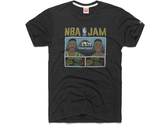 Nba Jam Nuggets Tshirt (600x600), Png Download
