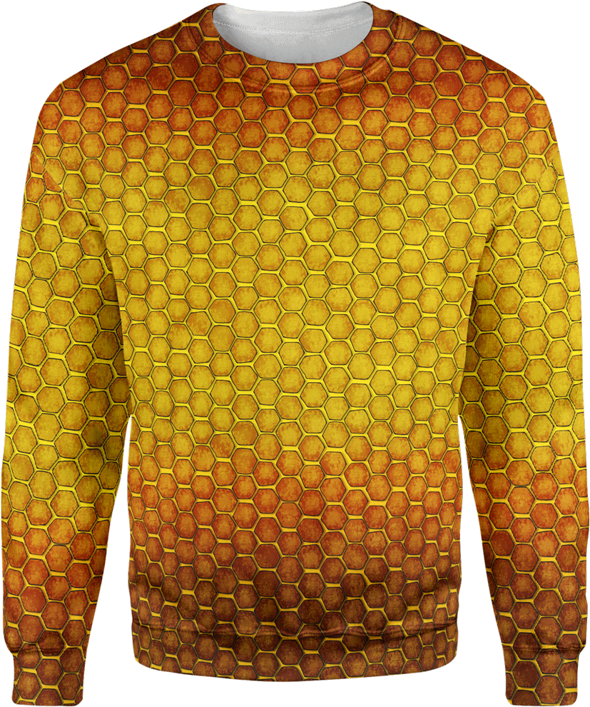 Honeycomb Sweater - Count Duckula Welcome Logo Red Sweatshirt Xl (1024x1024), Png Download
