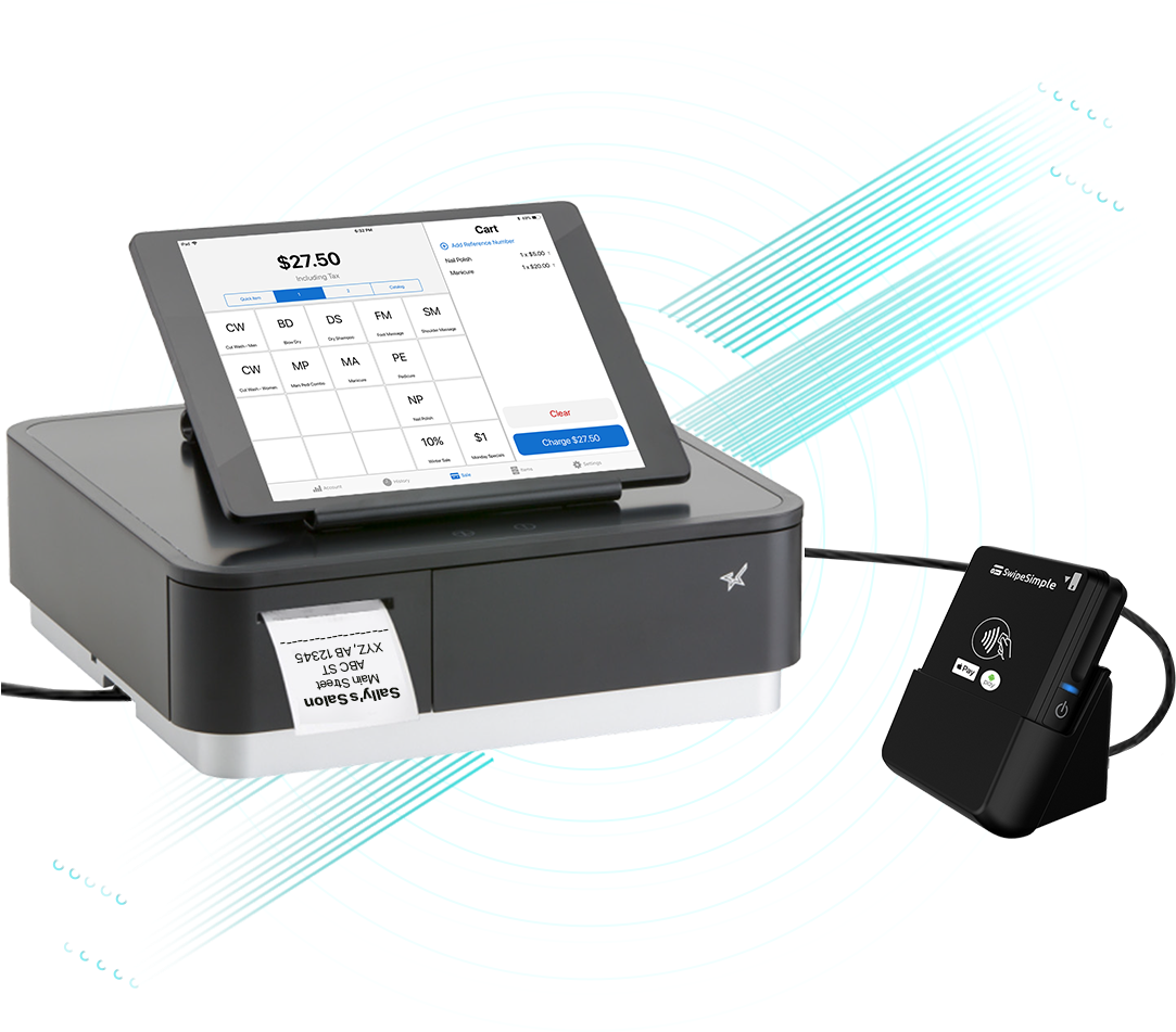 Offer A Simple Countertop Pos That Provides A Payment Star Mpop Black