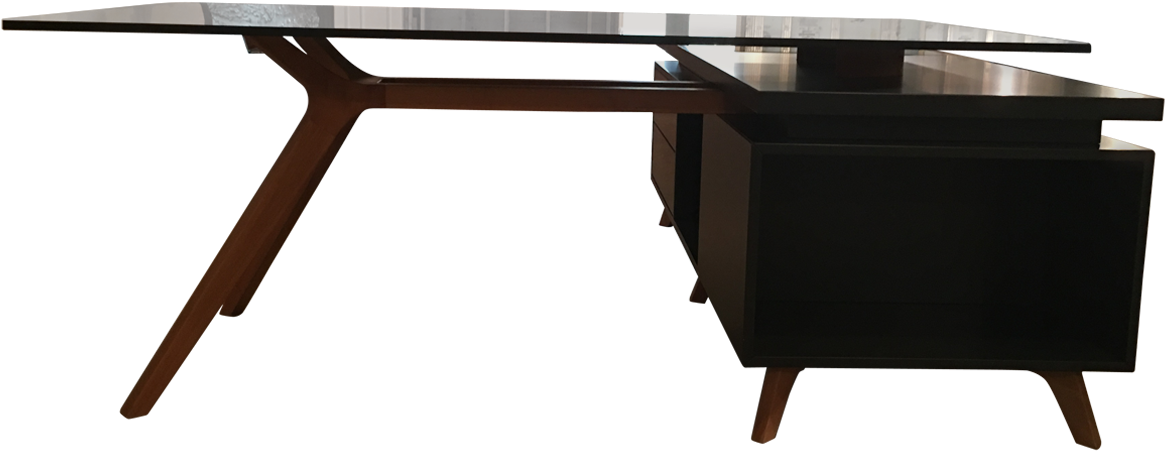 Designed By Jofco In An Ultra Modern Style, This 'l' - Table (1200x1200), Png Download