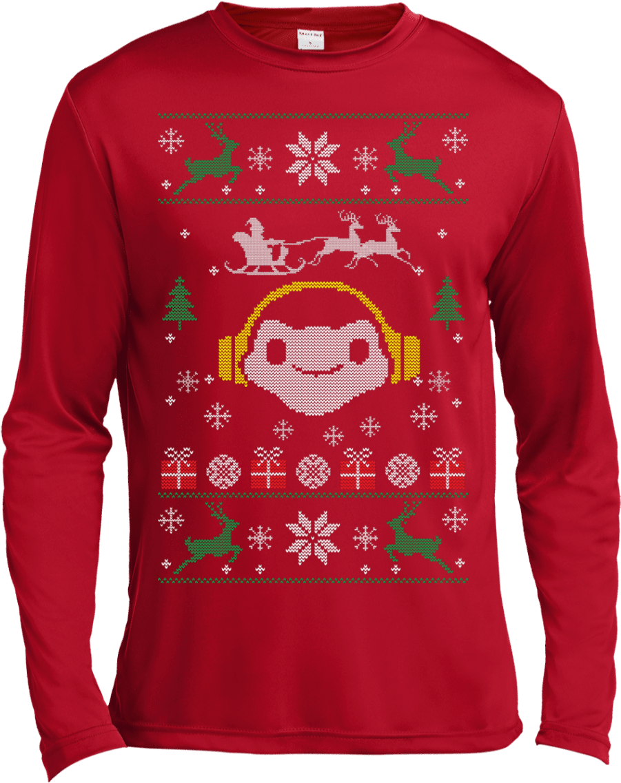 Overwatch Lucio Headphones Spray Ugly Sweater - Kings Are Born In November 28 (1155x1155), Png Download