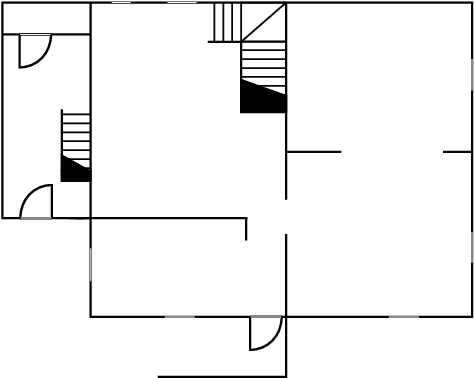 What's The Villa Like Inside - Line Art (568x488), Png Download