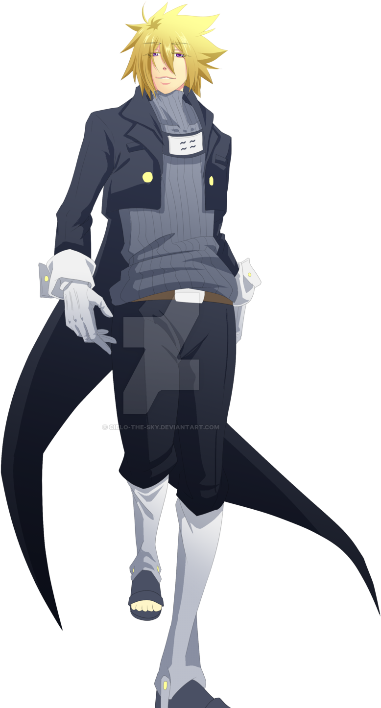 Naruto Oc Umemiya Zakuroki By Cielo The Sky-d831ke0 - Naruto Oc Man (1024x1448), Png Download
