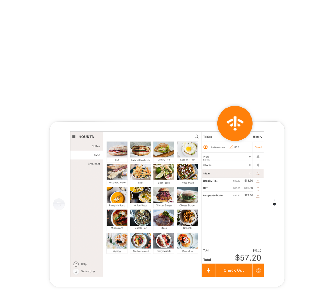 Features Of The Online Cash Register - Point Of Sale (1080x936), Png Download