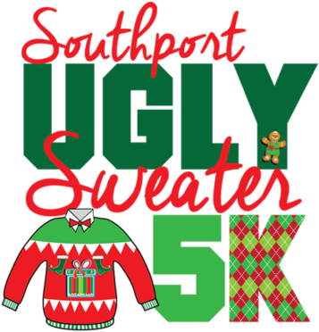 Southport Ugly Sweater 5k - Christmas Jumper (375x375), Png Download