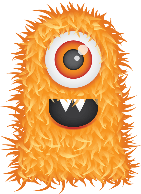 Free Cute Hairy Monster Clipart And Vector Graphics - Clip Art (709x891), Png Download