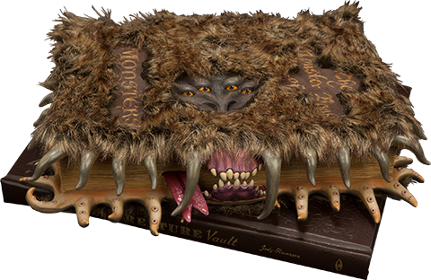 The Monster Book Of Monsters - Monster Book Of Monsters Harry Potter Official Film (480x312), Png Download
