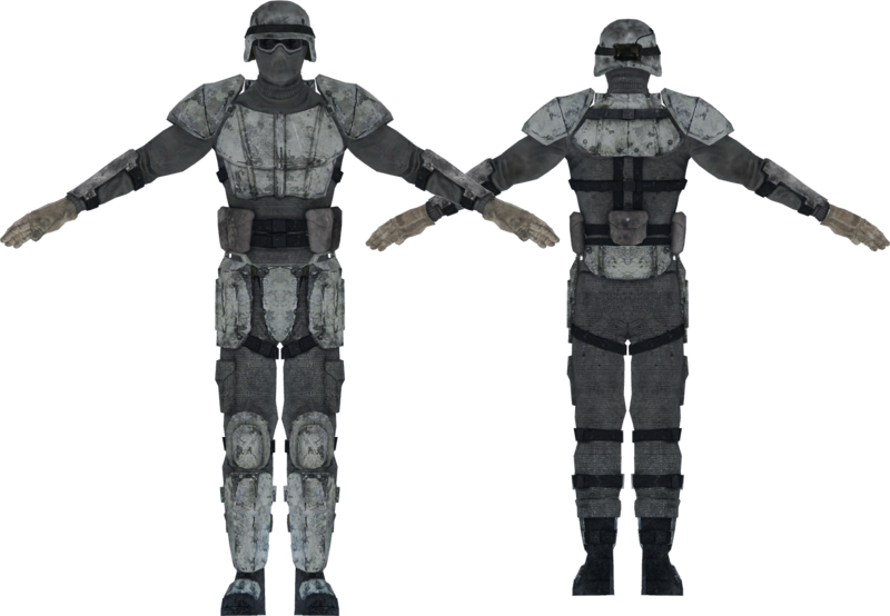 American Soldier Oa - Fallout 3 Combat Armor (800x554), Png Download
