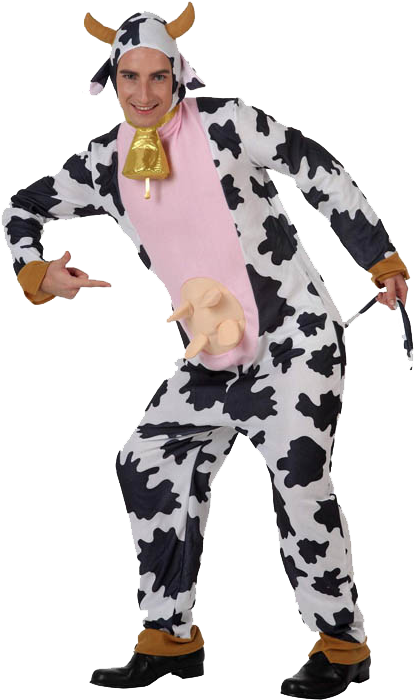 Y Qué Decir De Su Pareja Natural - Déguisement Vache (510x708), Png Download