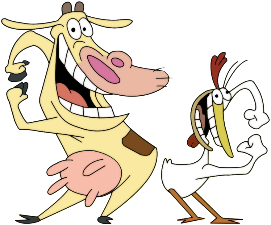¿cómo Surgió La Idea De La Vaca Y El Pollito - Vaca Y El Pollito (1023x800), Png Download