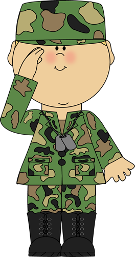 American Soldier Clipart Bkmn - Soldier Clipart Free (264x500), Png Download