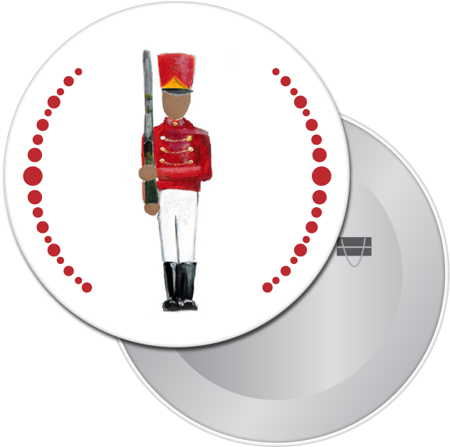 Soldier Button / Magnet - Psd Circle Rope Frame (720x720), Png Download