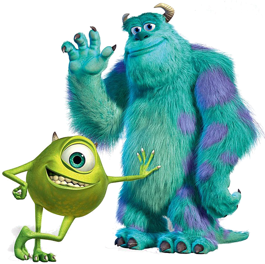 Monster Inc Png - Mike Wazowski Y Sullivan (900x563), Png Download