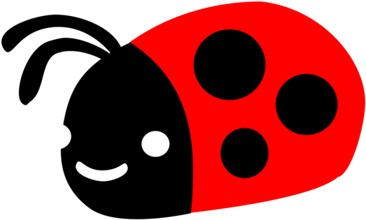 Ladybird Beetle Computer Icons Bumblebee Cuteness - Cute Ladybug (548x340), Png Download