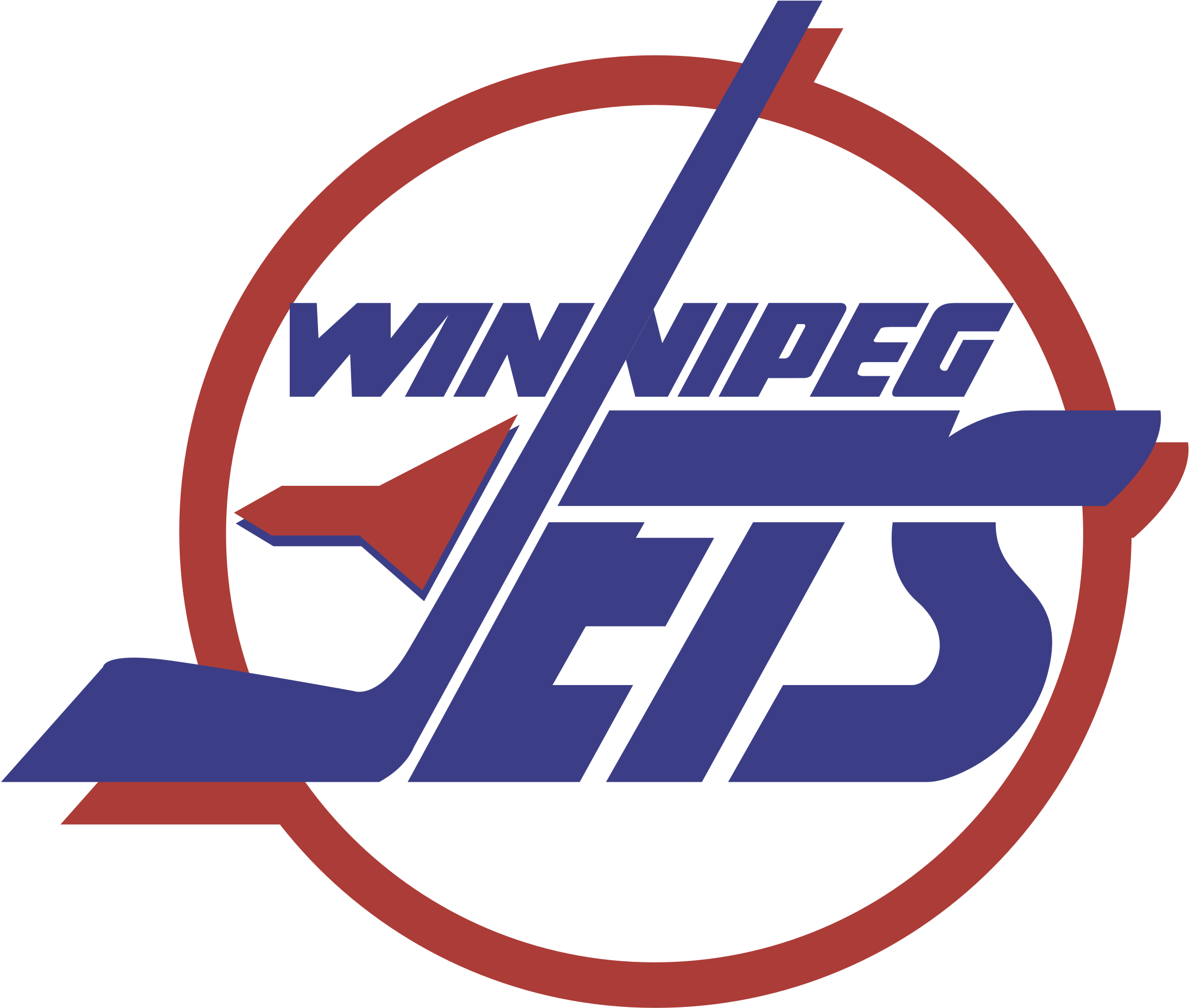 Winnipeg Jets Logo Png Transparent - Winnipeg Jets Logo Png (2400x2400), Png Download