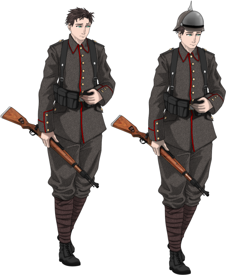 Collection Of Free Soldier Drawing Download On Ubisafe - German Soldier Ww1 Uniform (825x968), Png Download