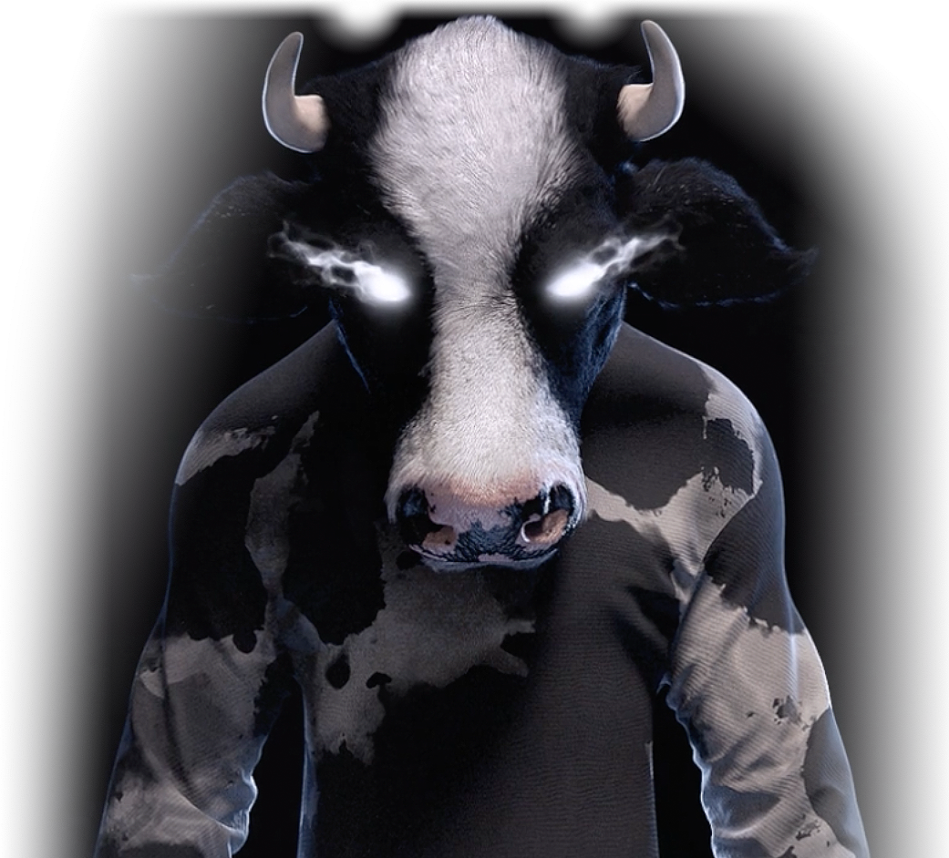 Novo Site Em Breve - Dairy Cow (1041x942), Png Download