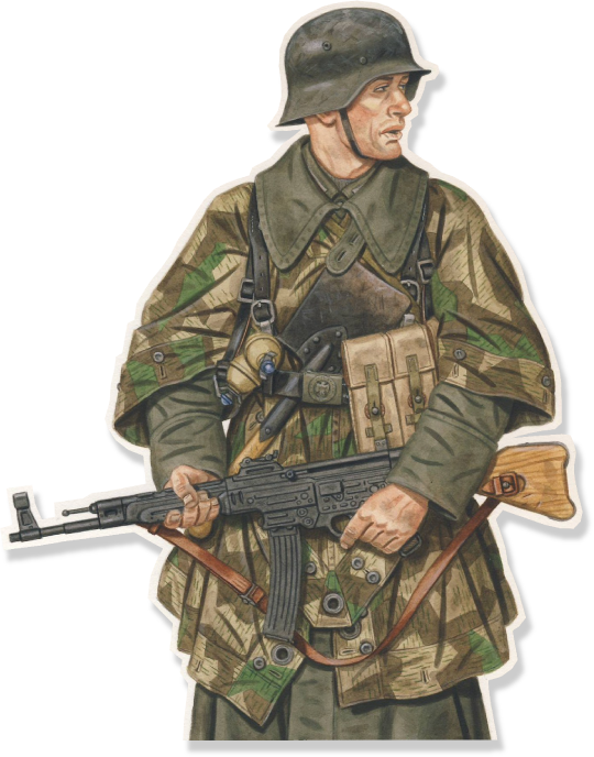 Soldier Image - German Leibstandarte Badges Drawings (540x688), Png Download