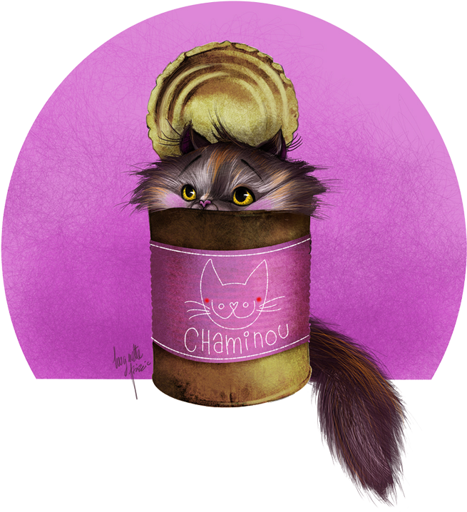 Artist - Kitten (700x743), Png Download