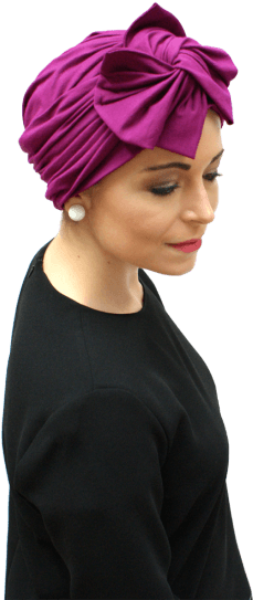 Beautiful Turbans For Hair Loss - Wraps For Women With Cancer (369x550), Png Download