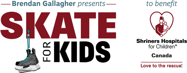 Brendan Gallagher Presents Skate For Kids - Shriners Hospital For Children (700x328), Png Download