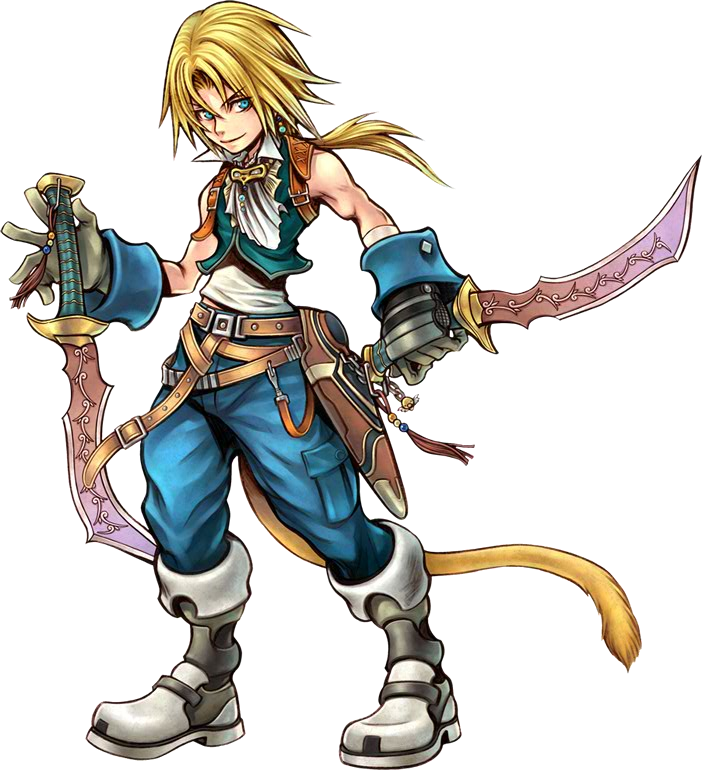 Dissidia Zidane - Zidane Tribal (636x698), Png Download