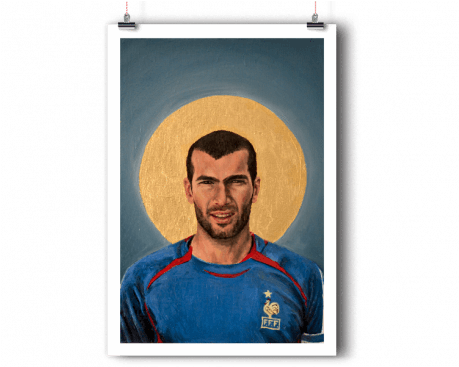 By David Diehl - Iconic Zidane (458x458), Png Download