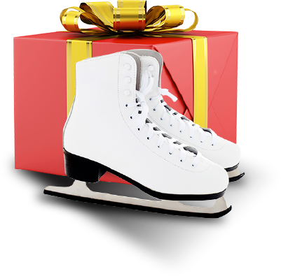 With Three Different Party Packages, We Are Sure One - Figure Skate (401x395), Png Download